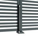 Gemotoriseerde grondgrendel met voeding - Zwart - Locinox