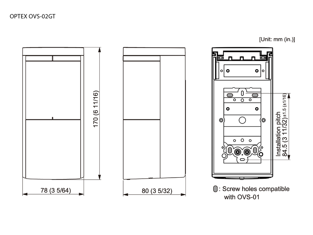 OVS-02GT Voertuigdetectie voor toegangscontrole