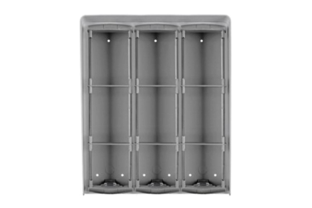 OPBOUWBEHUIZING MET REGENAFSCHERMING VOOR 3 X 3 M-PROFILO I Farfisa