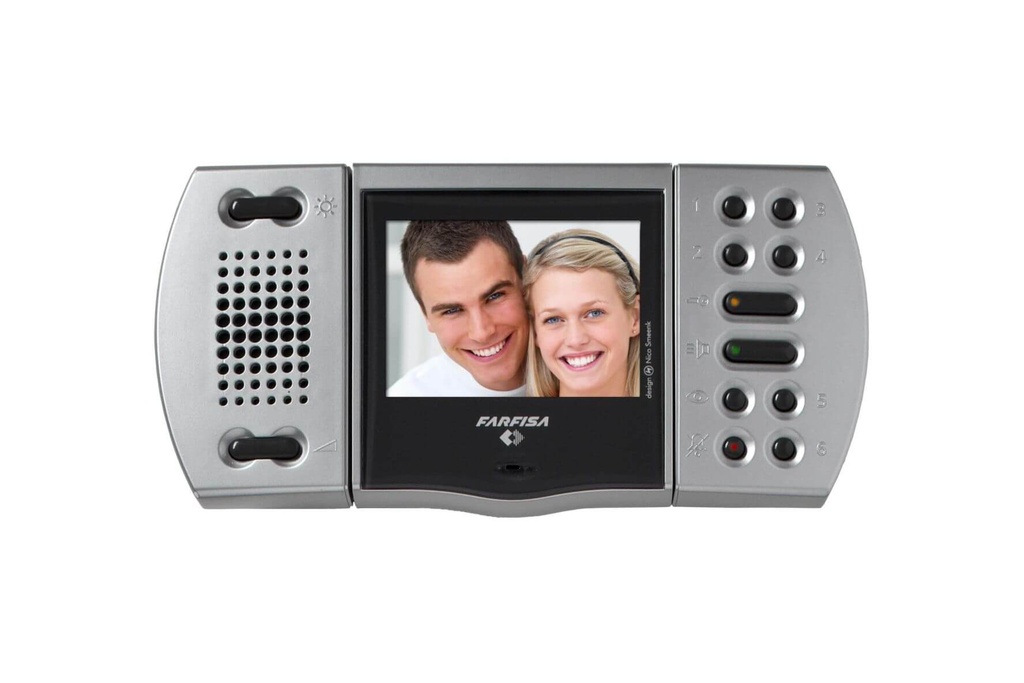 MONITOR-GRIJS-HANDENVRIJ-KLEUR-6 KN-ECHOS-CONV. ELO I Farfisa