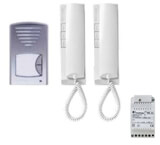 KIT PARLOFOON-INBOUW-2 X EXHITO-CLICKIT-RED. ELO I Farfisa 