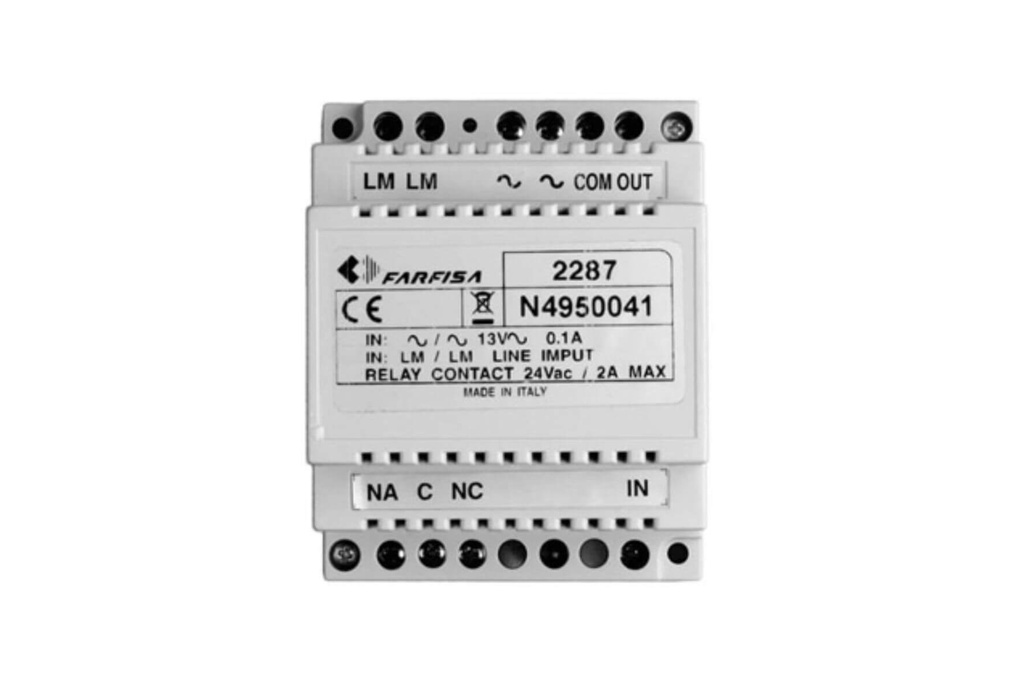 SCHAKELSYSTEEM VOOR 4 OF 7 BEWAKINGSCAMERA'S-DUO I Farfisa