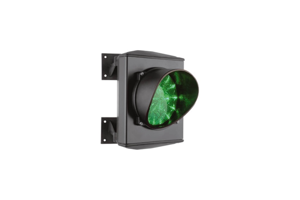 Groen Verkeerslicht met LED-Ø 125 MM - Hoek 180° Regelbaar - 24V