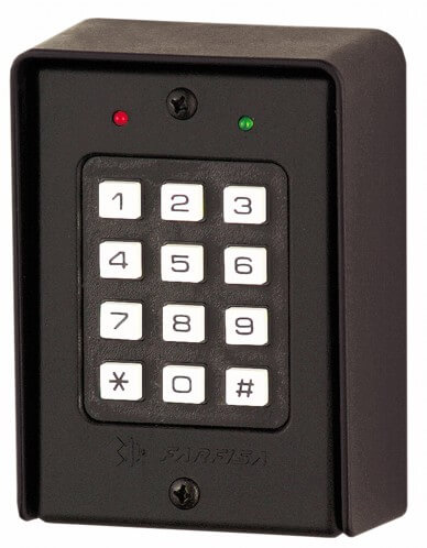 FRONTPLAAT MET CODEKLAVIER-8 CODES I Farfisa