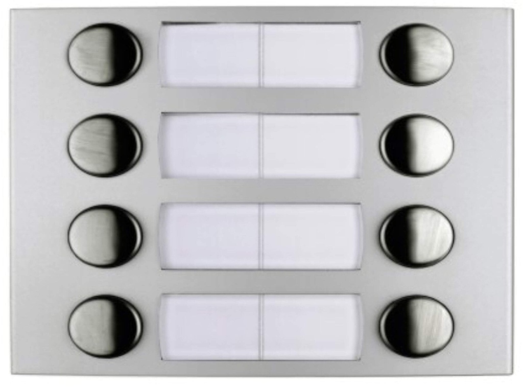 FRONTPLAAT MET 2 X 4 KN-MODY I Farfisa