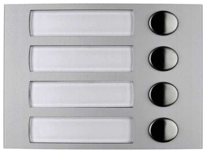 FRONTPLAAT MET 4 KN-MODY I Farfisa