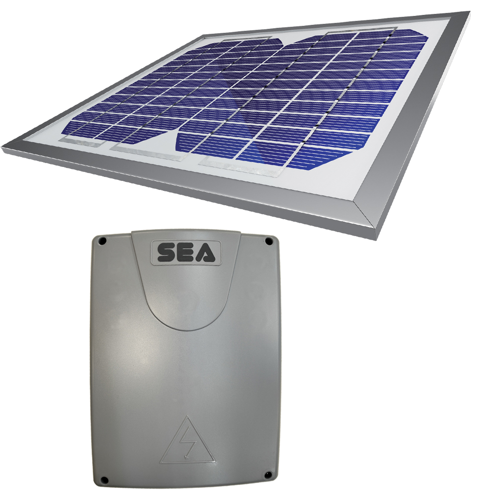 KIT Sunny DC - 24 V I 20Wp + Esun Q zonnepaneel met omvormer en batterijen