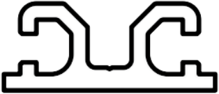 Mayser Aluminum profile C 26 | Aluminium profiel 6 meter