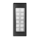 SLIMSTONE-2-9005 Weerbestendig codeklavier met 2 interne relais in RAL 9005 Locinox