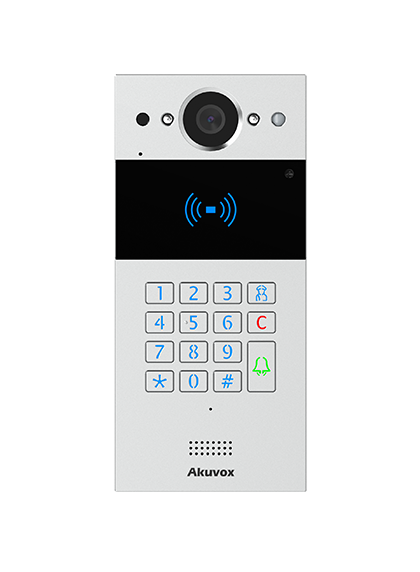 Akuvox 2 draads versie R20K-2 intercom met toetsenbord