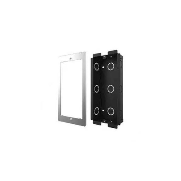 Akuvox R20K inbouwmontage kader zilver