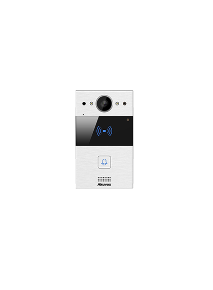 Akuvox R20A-2draads Intercom, incl. opbouw set I zilver 
