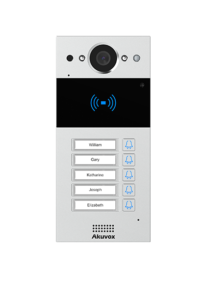 Akuvox R20BX5 Intercom - 5 button incl. opbouw set