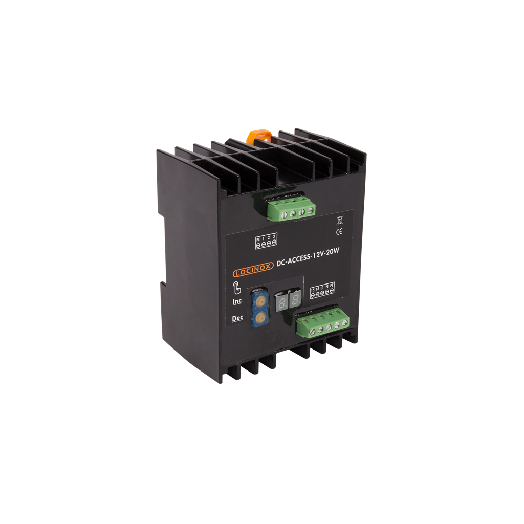 Locinox All-in one 12V DC toegangsmodule met geïntegreerde timer I DC-ACCESS-12V-20W