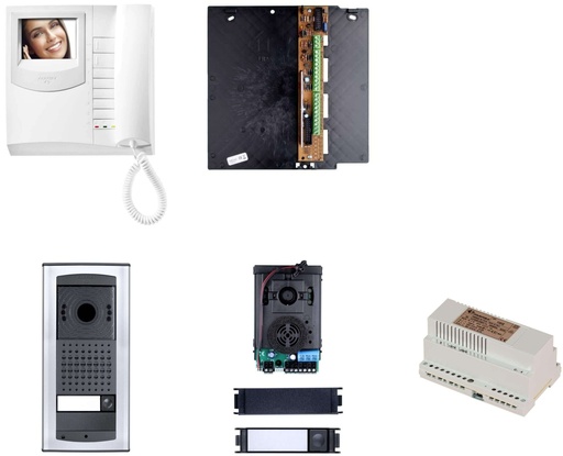 [KIT3161AGC] KIT VIDEO-KLEUR-EXHITO-AGORÀ-RED. ELO I Farfisa 