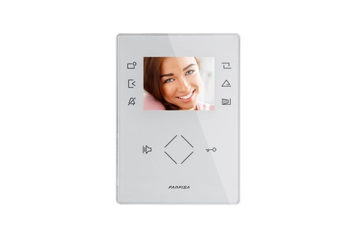 [ZH1262W] MONITOR-WIT-HANDENVRIJ-KLEUR-ZHERO-DUO I Farfisa