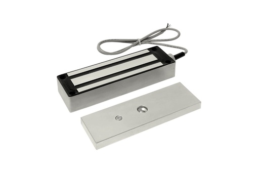 [14224] Elektromagneet voor poorten tot 600 kg I 204x64x41 mm I INOX Behuizing - 24 VDC