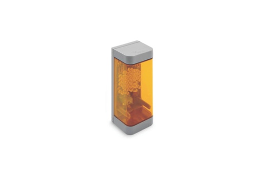 [AU02050] Geel Verkeerslicht met LED Verlichting - Opbouw - IP54 - 24 VDC - AC