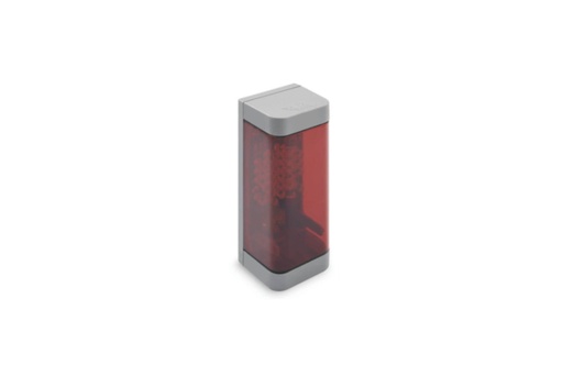[AU02060] ROOD VERKEERSLICHT MET LED VERLICHTING-OPBOUW-IP54-24 VDC-AC