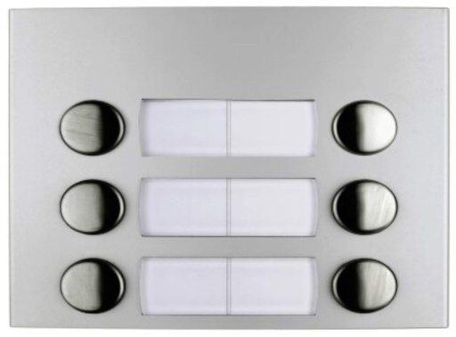 [MD226] FRONTPLAAT MET 2 X 3 KN-MODY I Farfisa