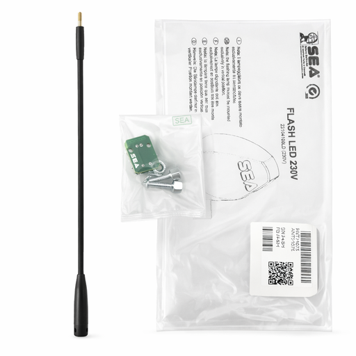[23101075] KIT Antenne 433 MHZ voor knipperlicht SEA Flash 24V