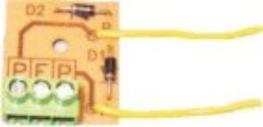 [241D] PRINT MET 2 DIODES-MODY-RED. ELO I Farfisa