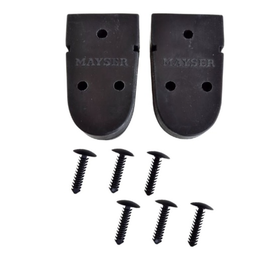 [MR000055] Mayser End caps set for SP 57-3 | Set van 2 eindkappen en 6 montage clips