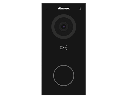 [E12W-BLACK] Akuvox E12W Black – WiFi IP video-intercom opbouw met camera en RFID